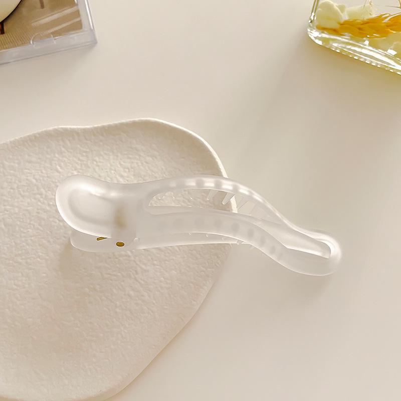 Элегантная горизонтальная заколка для волос «конский хвост» в форме утконоса — шпилька в форме акулы для надежной фиксации на затылке