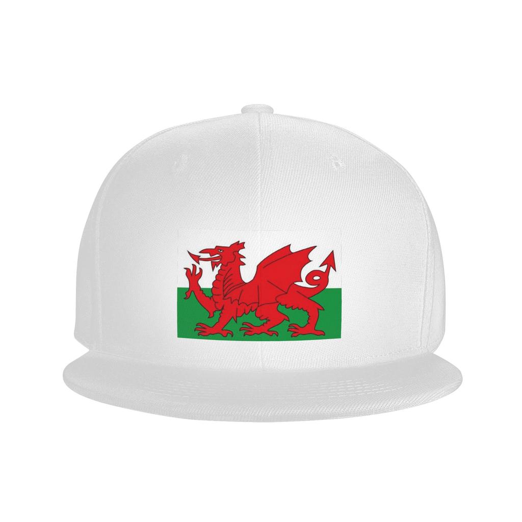Flag Of Wales Welsh Dragon Baseball Caps Snapback Fashion Baseball Hats Breathable Casual Casquette Outdoor for Unisexs WoUnisexs