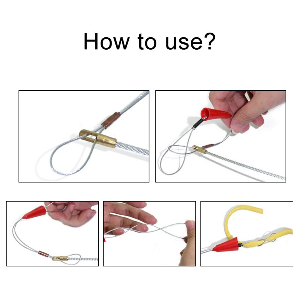 Durable Fastener Tool Wire Traction Fish Tape Fastener Cable Puller Fastening Wire Grip Cable Tightener