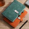 Xinyin Art 2023 New Arrive A5 100 Sheets 80 Gsm Pu Leather Hardcover Notebook Business Office Notebook Dairy Book for Student