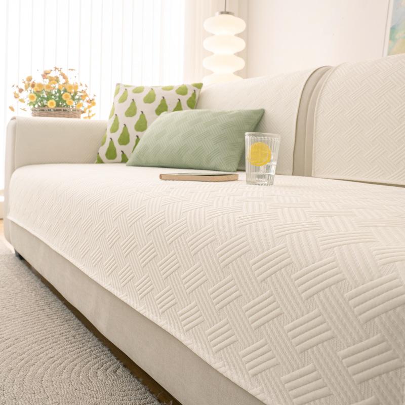 Summer Cool Cushion Sofa Cushion Mat Summer Cool Feeling Ice Silk Non-Slip Seat Cushion Sofa Cover All-Inclusive Universal Cover Cloth