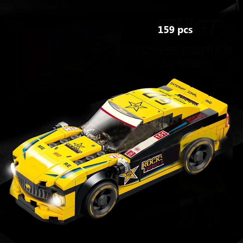 City Vehicles Speed Sports Racing Technical Car Model Building Blocks Super Racers Figures Moc Construction Toys