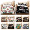 Comforter Cover Set 3D Skull Printing Home Bedding Set King Size Polyester Bed Clothes Man Boy Quilt Cover
