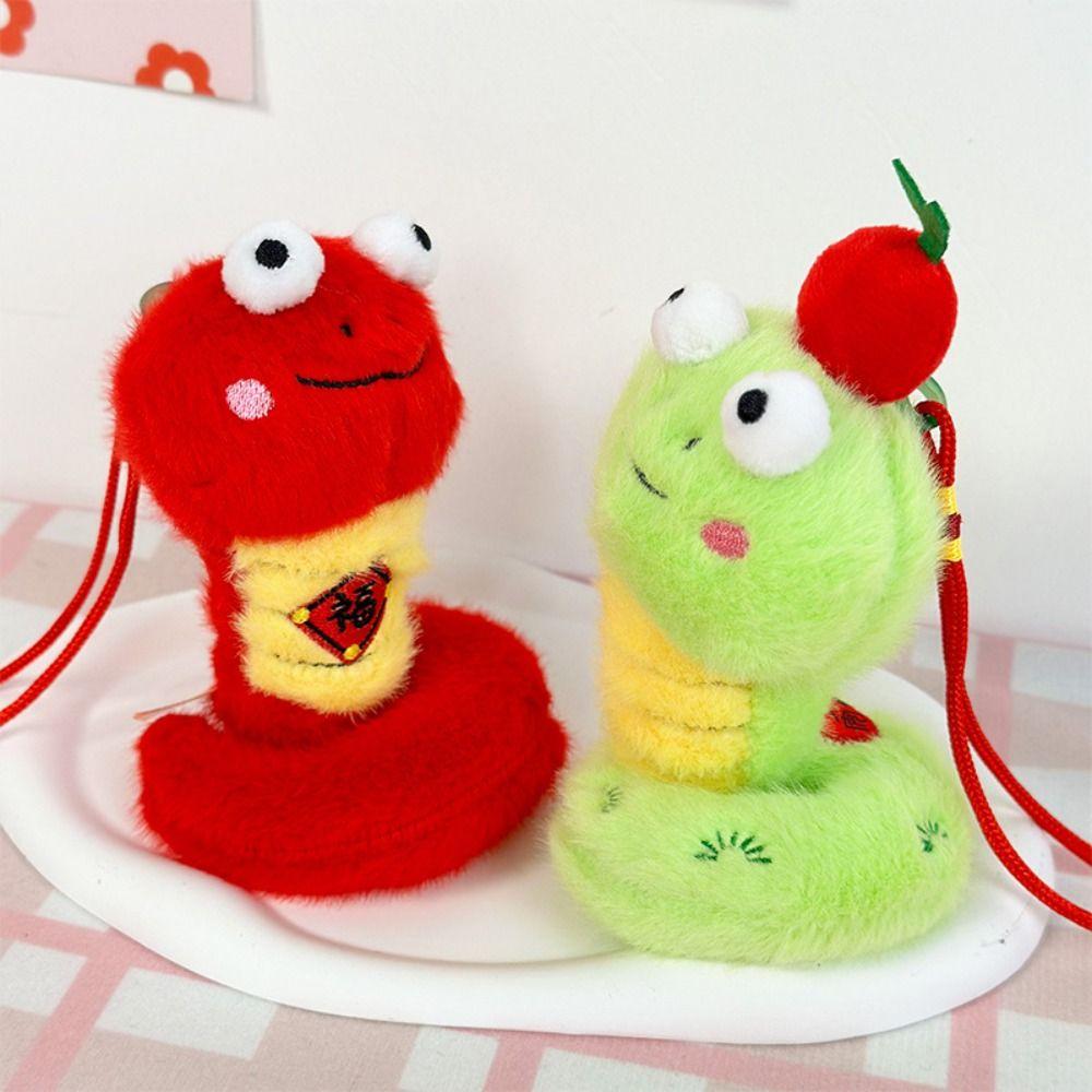 Chinese Style Snake Year Plush Toy PP Cotton Lucky Snake Doll Plushies Children