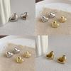 Stylish Ins Trendy Heart Earrings In Gold And Silver Unique Vintage Jewelry For Women