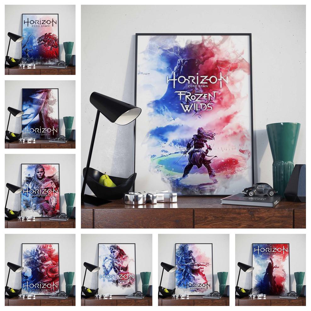 Japanese Anime Horizon Zero Dawn Picture Art Decoration Home Decoration Oil Painting