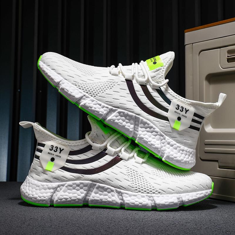 Men's Women's Running Shoes Outdoor Breathable Mesh Sneakers Fashionable Casual Walking Shoes Comfortable Jogging Sports Shoes