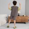Boys Cotton Short Sleeve Pajama Set Lightweight Cartoon Sleepwear Kids 8 Years