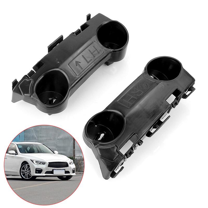 1 Pair Front Left Right Bumper Support Bracket for Infiniti Q50 2014 2015 2016 2017 2018 2019 2020 2021 620454GA0A 620444GA0A