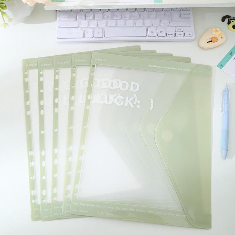 Transparent Data Book 11-Hole Exam Paper Storage Bag New File Bag Students