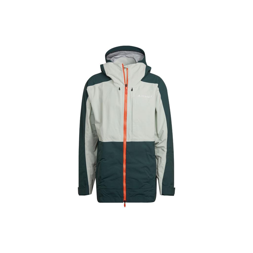 adidas Terrex Post-Consumer Snow Jacket Asia Sizing 'White Green' Men's HC7727
