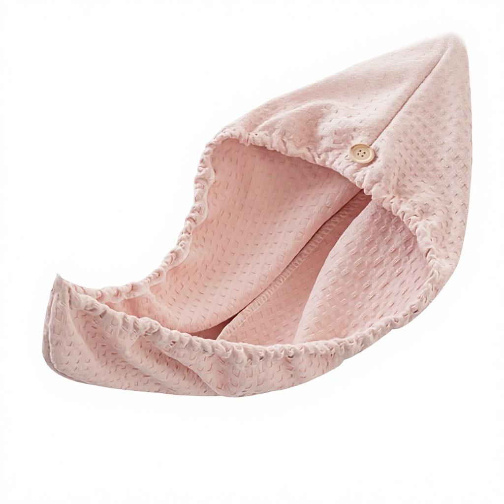 Cross-Border Exclusive Head Scarf Waffle-Weave Hair-Drying Cap Women Ultra-Absorbent Quick-Drying Microfiber Hair Towel Bath Cap