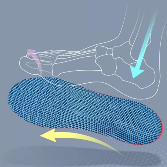 1 пара спортивных стелек, амортизирующие, устойчивые к запахам, дышащие, впитывающие пот, эргономичные стельки для мужчин и женщин, снижающие усталость ног