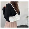 Women'S Pu Leather Handbag Versatile Fashion Solid Color Cherry Pendant Shoulder Bag Casual Commuting Bag Girl Underarm Bag