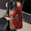 Чехол для телефона iPhone 17 Air 16E 15 16 Pro Max Эстетика Искусство Лошади Чехол 14 Plus 13 12 Mini Мягкий Силиконовый Fundas