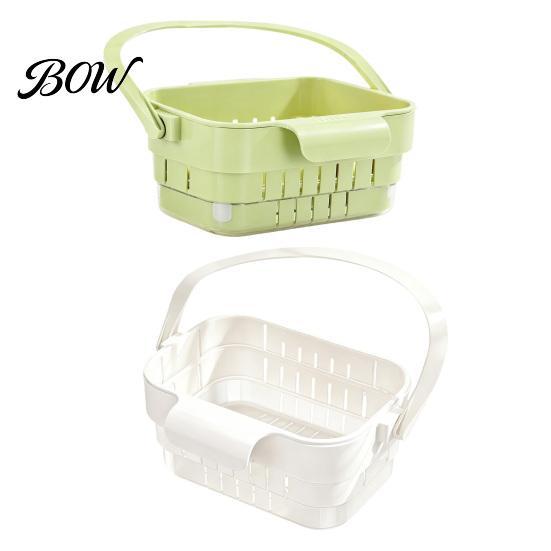 Plastic Draining Rack for Pasta Kitchen Sink Hanging Drain Basket, with Quick Drying Holes, Foldable Easy Pour Basket Space Saving Food Residue