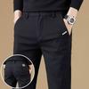 Autumn and winter velvet men's casual pants slim-fitting trousers trendy versatile men's pants