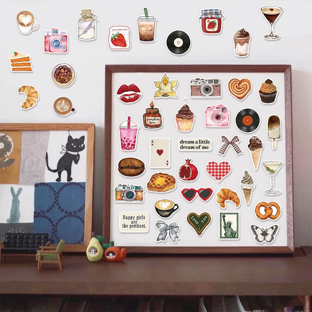 50 ШТ. Эстетичные Забавные Наклейки в Стиле Pinterest для DIY Багажа, Динамика, Стакана для Воды, Ноутбука, Водонепроницаемые Наклейки