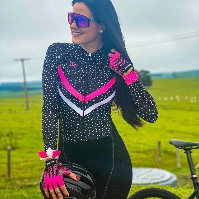 Women's Spring and Summer New Bicycle Cycling Clothes Onesie Women's Breathable