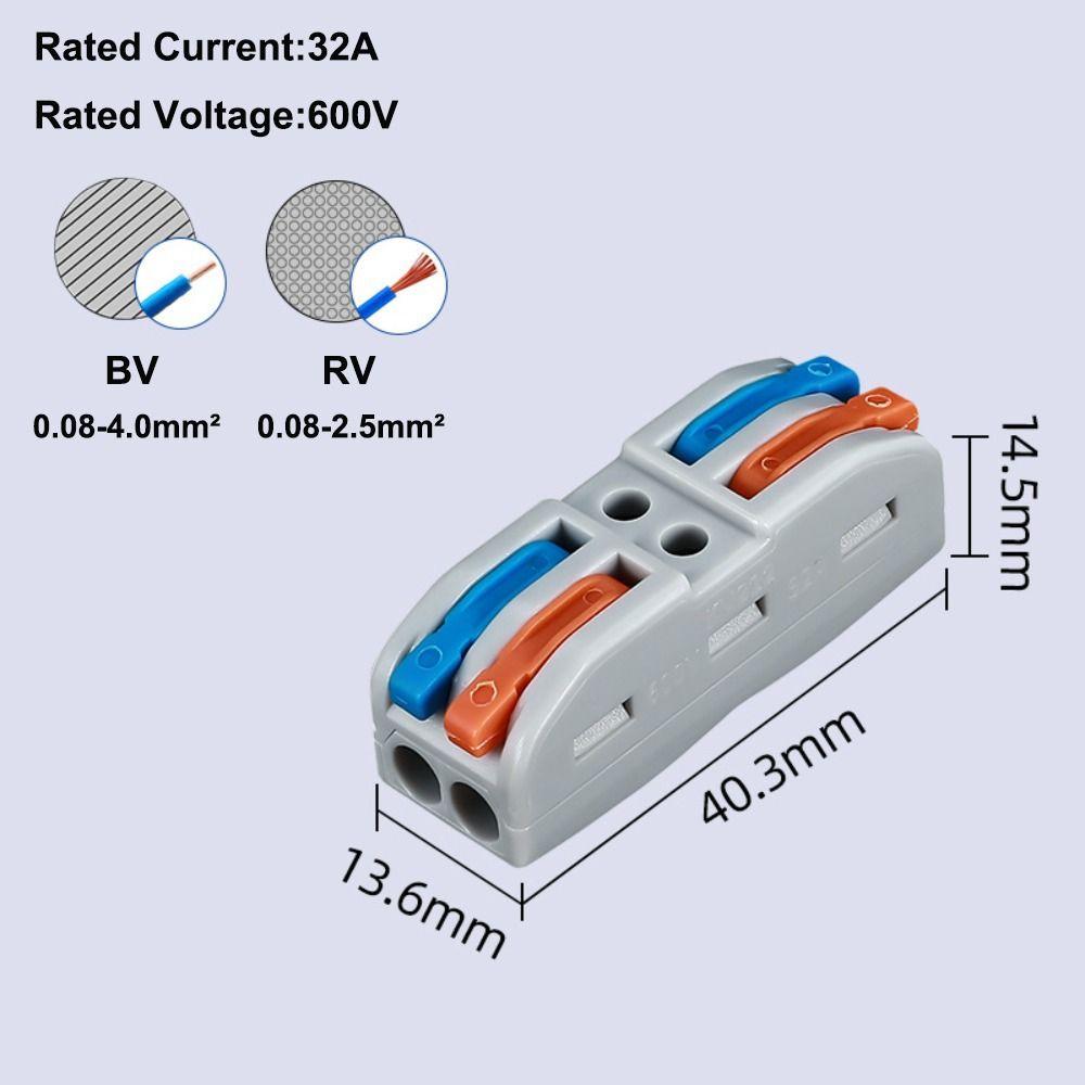 Мини-быстрая клеммная колодка Универсальные компактные клеммные колодки с быстрым разъемом Электрические
