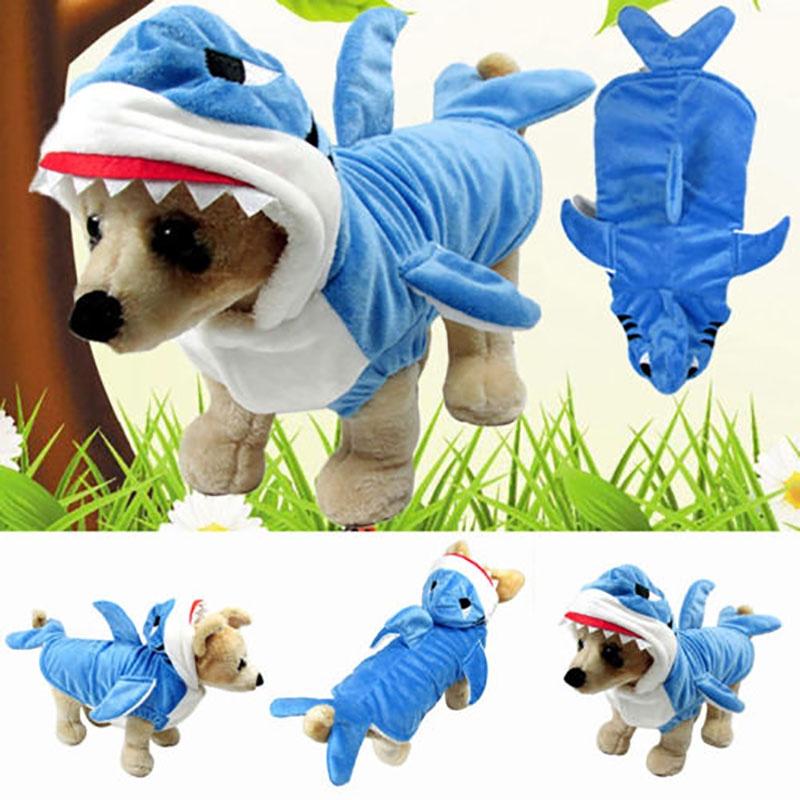 Fashionable Shark Jaw Puppy Coat Jacket For Dogs Ideal For Halloween Costumes