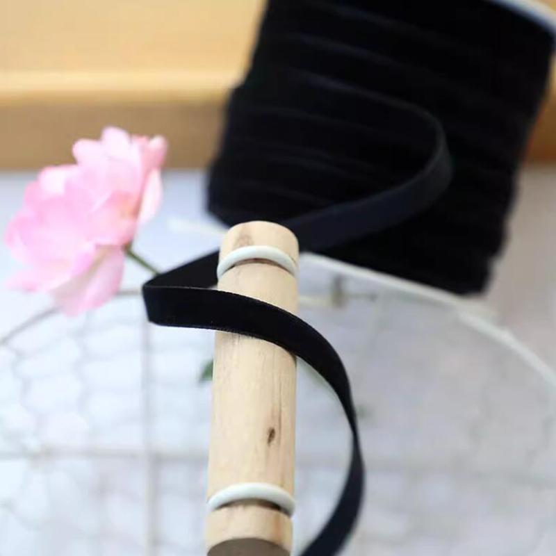 10 ярдов односторонней плюшевой ленты бархатной ленты DIY большой шерстяной шарик кружевное украшение аксессуар для волос материал