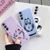 Anime Cartoon Phone Case For iPhone Samsung A55 S24 FE S25 M35 A16 Xiaomi Redmi Note 13Pro 14C Huawei Honor Realme Shockproof Anti-Scratch Matte Cover