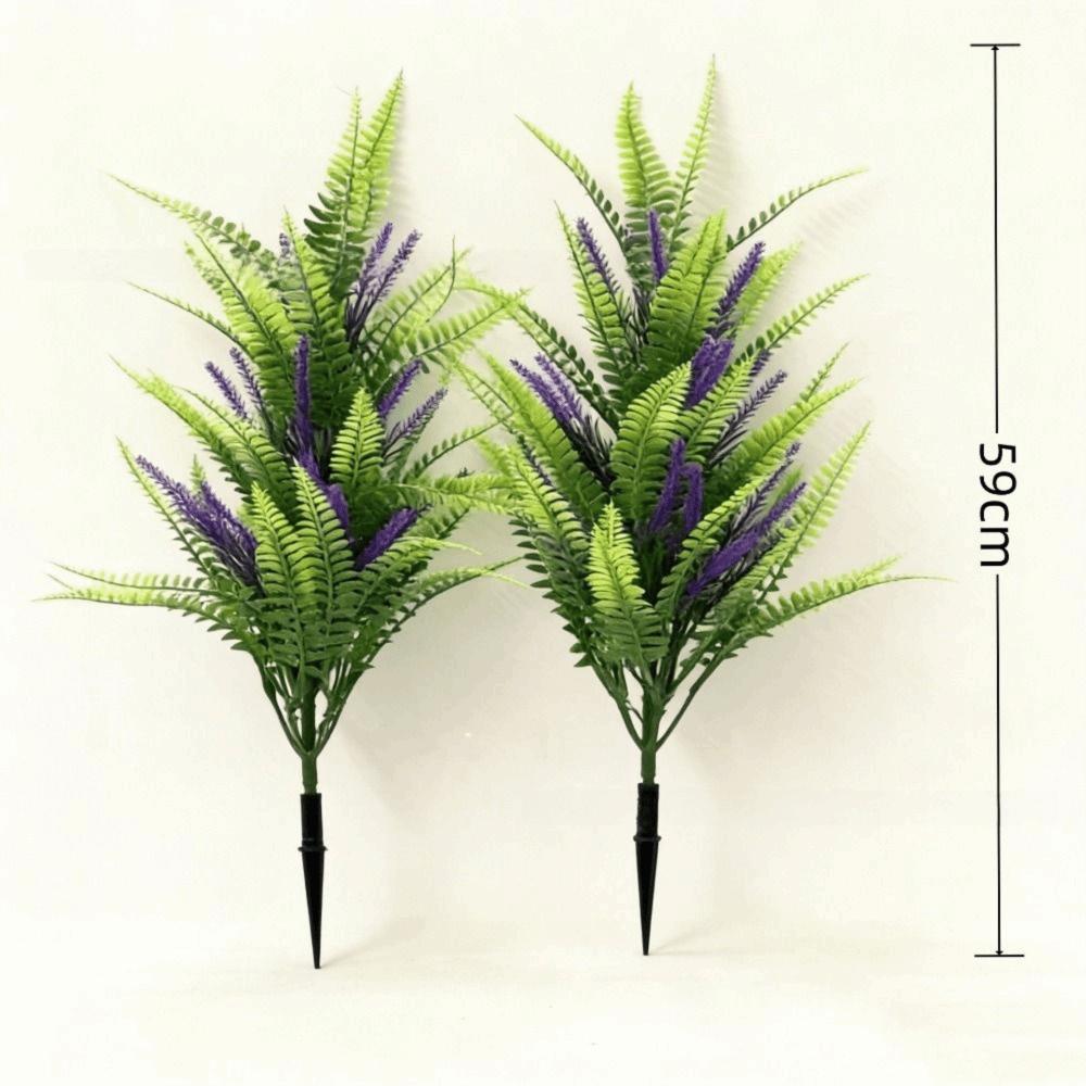Multicolor Lavender Artificial Plant DIY Bonsai Realistic Plant Simulation Fern Plant Photo Props