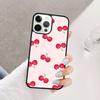 Чехол для телефона с рисунком красной вишни и фруктов Для iPhone 17 Air 15 16 14 13 12 Pro Max 11 Pro Max Plus Coque Shell