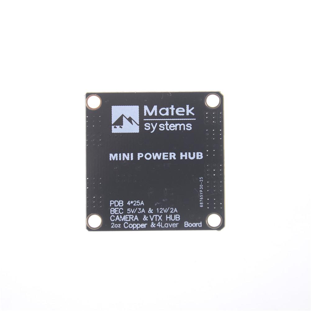 Новый Mini Power Hub Matek Плата распределения питания PDB с BEC 5В и 12В для FPV