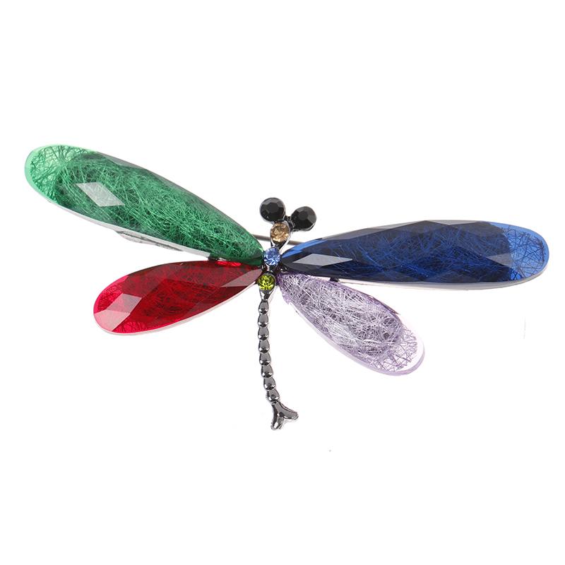 1шт модные броши-стрекозы женские насекомые свадебные офисные броши булавки ювелирные изделия