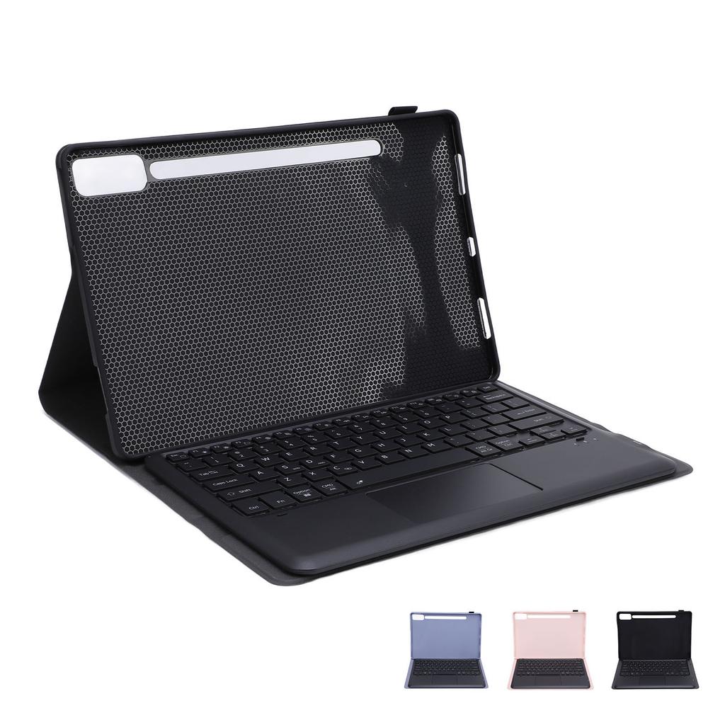 Чехол-клавиатура для планшета с держателем для ручки, тонкий, 7 цветов, с подсветкой, съемный беспроводной планшетный трекпад, клавиатура