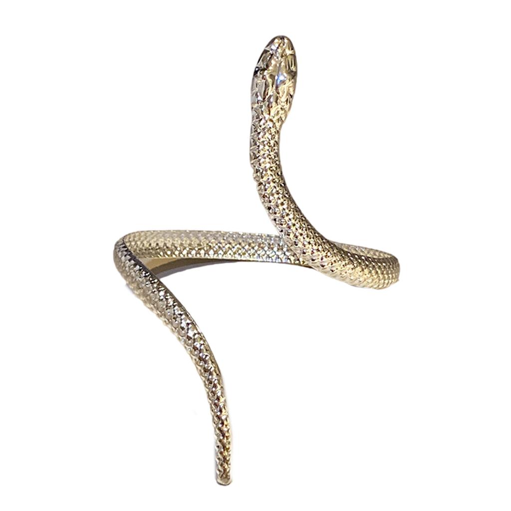 Elegant Armband Chain Blingbling Snake Arm Bracelets for Women Delicate Coils Armlet Armband Open Bangle