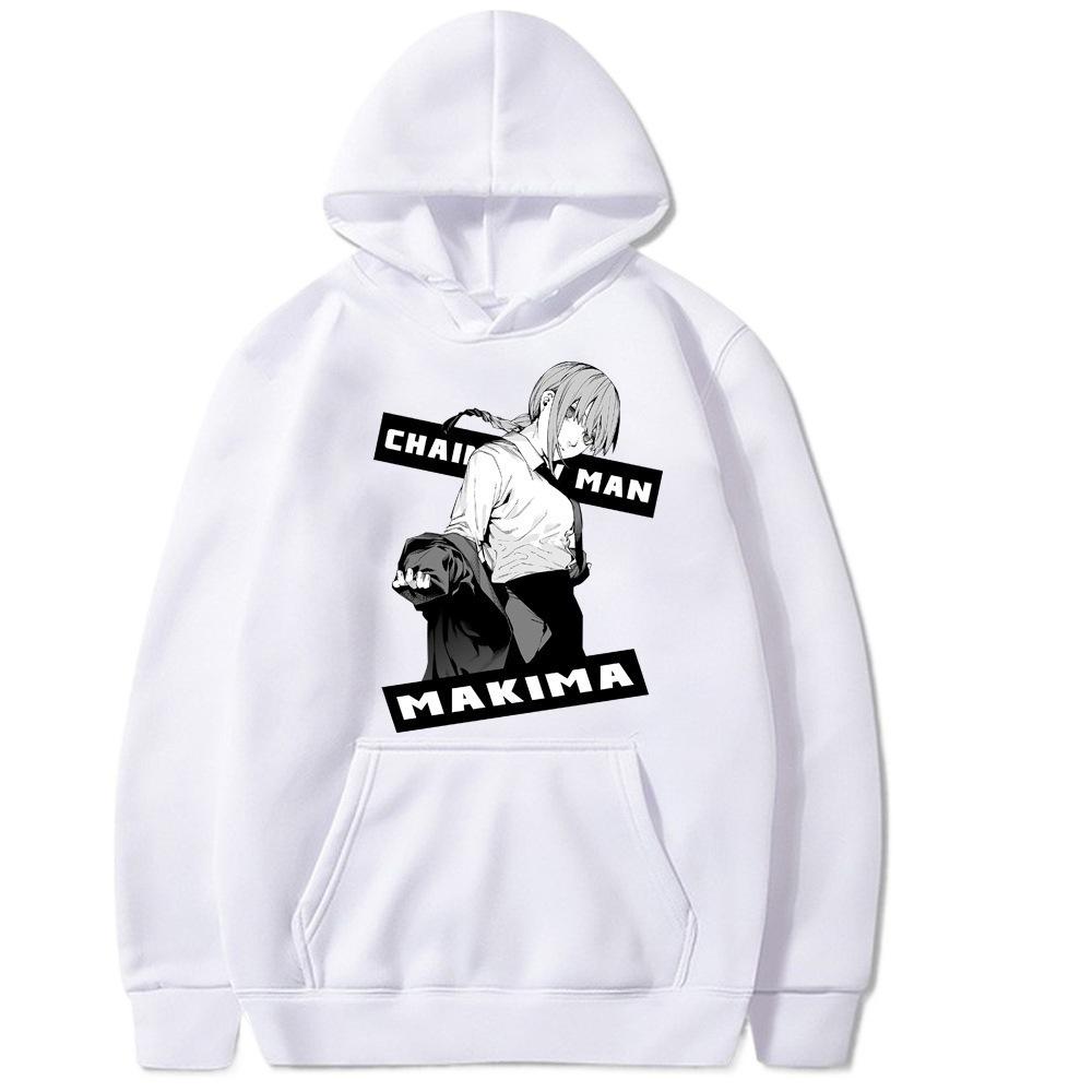 Chaaw Man Chainsaw Man Print Hooded Sweatshirt Men Hoodie Women