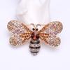 Blucome Новая модная брошь в виде пчелы, модная темпераментная, элегантная, изысканная, красочная, со стразами, маленькая булавка, швейная пряжка