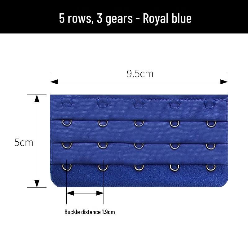 5-Row Bra Extension with 3 Hooks - Bra Strap Extension for Comfortable Fit and Growth, Underwear Accessory