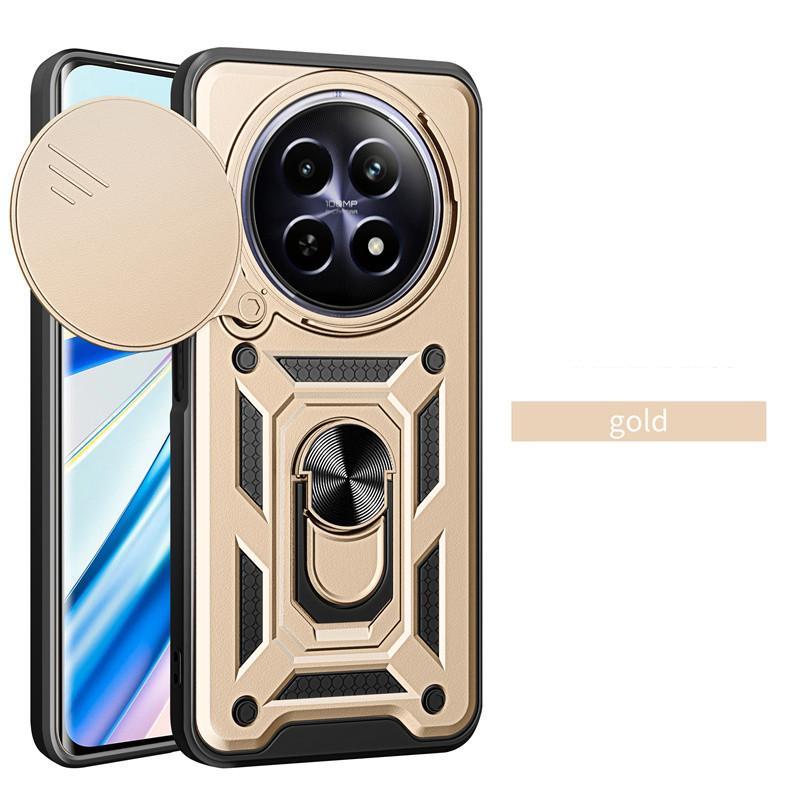 Чехол Armor Case для Realme 13 12 Pro 5G 12 Pro+ Plus, защитный чехол для объектива с кольцом, магнитный держатель, чехол Fundas Capa