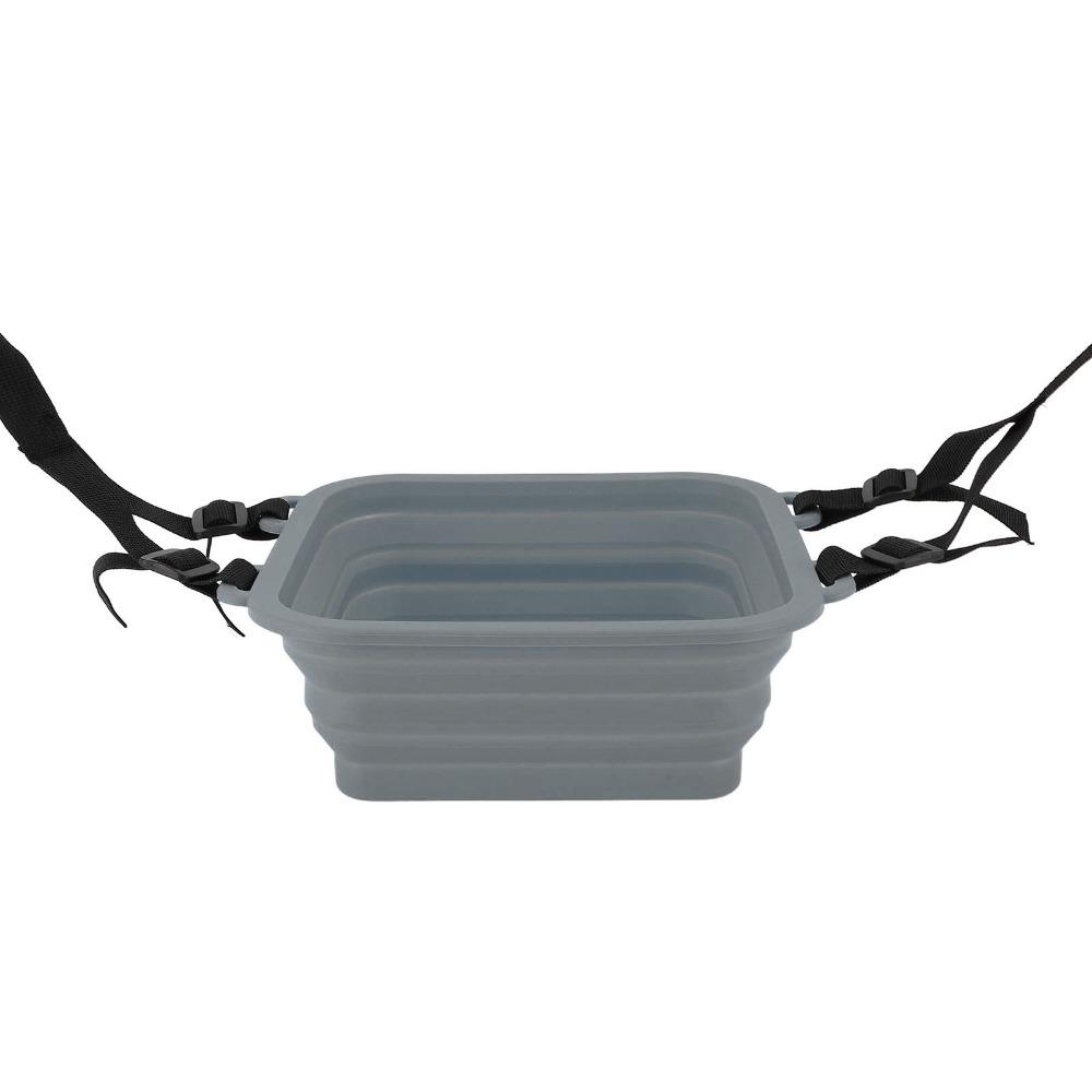 Foldable Ice Bath Tub Silicone Ice Tub Portable Bath Bucket  Travel Use
