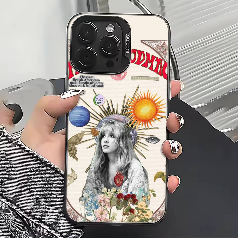 Чехол для телефона Band F-Fleetwood Mac для iPhone 17,16,15,14,13,12,11 Plus,Pro Max,XS,Красочная Серебристо-Черная Крышка