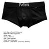 Men Boxer Underwear Low-rise Elastic Waistband Letter Print Shorts Briefs U-convex Breathable Non-Stuffy Sweat-Free Fabric Briefs