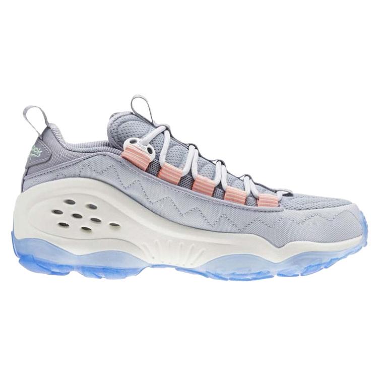 Reebok Dmx Run 10 Нескользящие Износостойкие Спортивные Серо-синие Женские CN5386