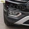 Chrome Front Fog Light Frame Cover Trim For Volkswagen Atlas Stainless 2018-