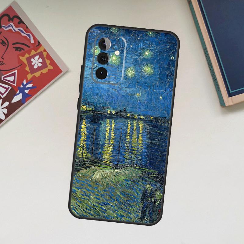 Чехол 'Звездная ночь' Ван Гога для Samsung Galaxy A15 A25 A14 A34 A54 A12 A22 A32 A52 S A51 A71 A13 A23 A33 A53