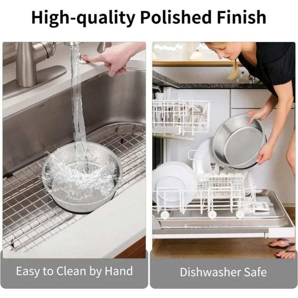 Нескользящая силиконовая основа Кормушки для домашних животных Миска для собак из нержавеющей стали Практичные миски для собак Щенок