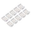 10pcs 4PIN COB LED Strip Connector Transparent Solderless LED Adapter  For School