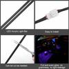 6 в 1 светодиодная RGB-полоса для салона автомобиля, приборной панели, двери, атмосферные лампы, звуковое приложение, активный комплект освещения для ног под землей