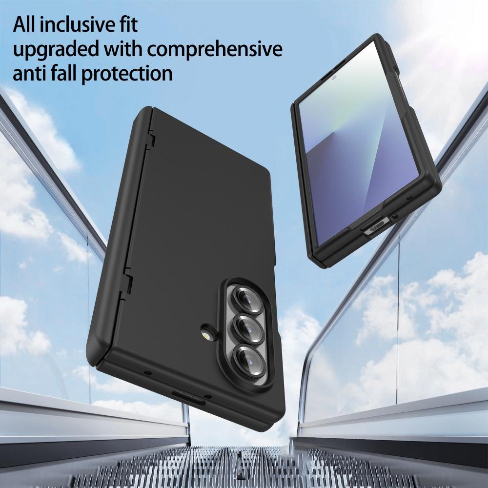 For Samsung Galaxy Z Fold 7 Phone Case Magnetic Hinge PC Hard Case with Tempered Film Magsafe Wireless Charge Cover Galaxy Fold7