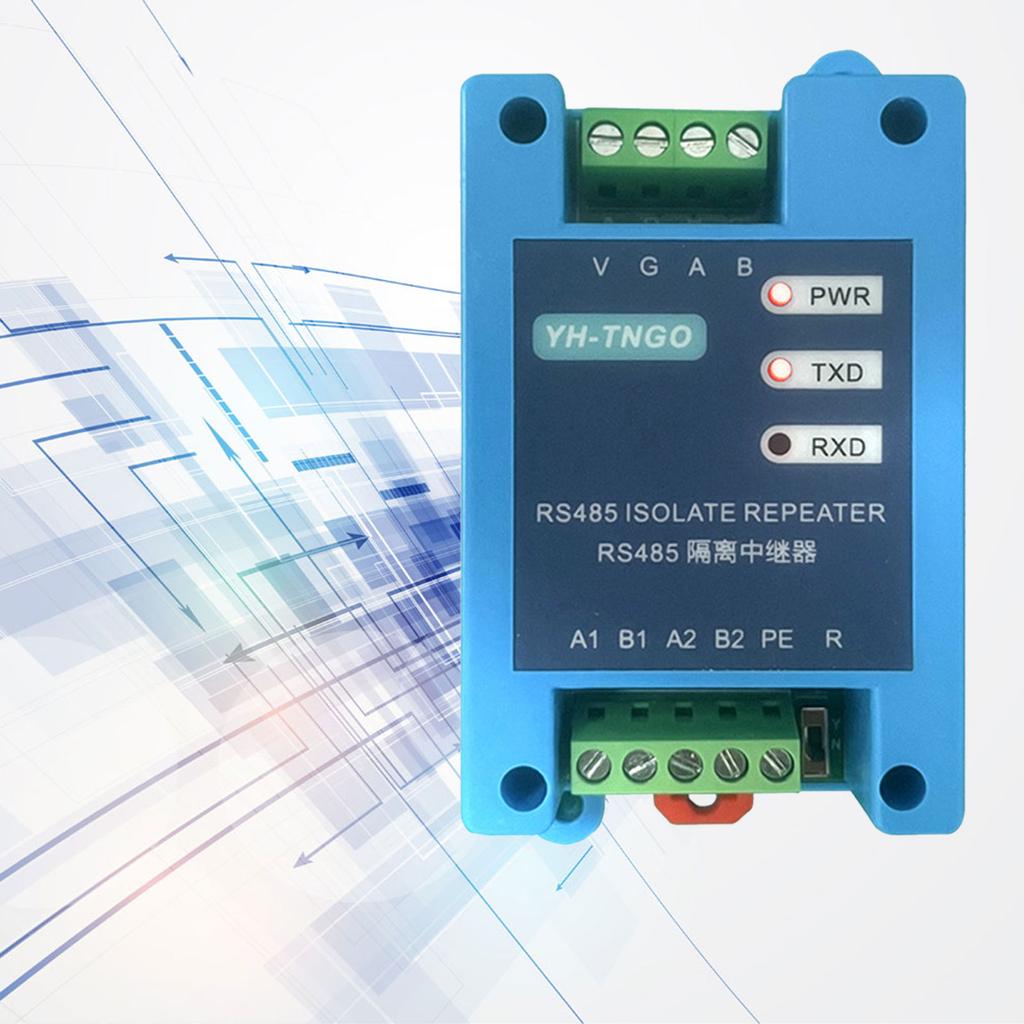 2-канальный повторитель RS485 - RS485, фотоэлектрическая оптопара, изоляция, промышленный изолированный преобразователь связи
