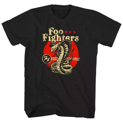Foo Fighters Футболка Мужская Рок-н-ролл Музыка Классическая Группа Футболка Американская Оверсайз С коротким рукавом Мужская Женская Оверсайз Топы