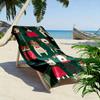 Playful pups in sweaters Print beach towel, quick drying, suitable for travel, outdoor sports, jogging, the beach and swimming, gift